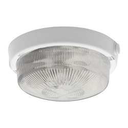 04260 Svítidlo přisazené E27 1x 100 W TUNA IP44 bílá, Kanlux