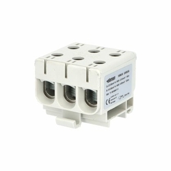 1006616 Svorka univerzální UK 50/3 A, 160A, 1pól., AL/CU, krytá, šedá, na DIN /2090304, Pollmann Elektrotechnik