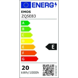 ZQ5E83 LED žárovka Classic A80, E27, 20 W (150 W), 2452 lm, neutrální bílá, Emos