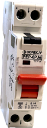 23-1010B0303 PEP 6PJe-A Proudový chránič s nadproudovou ochranou 1P RCBO (6 kA) - 10A char. B / 30 mA (typ:A), Bonega
