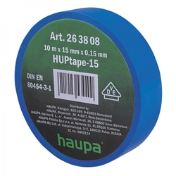 263808 Páska izolační PVC 15 mm x 10 m, modrá, Haupa