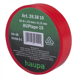 263810 Páska izolační PVC 15 mm x 10 m, červená, Haupa