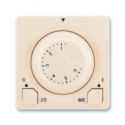 3292G-A10101 C1 Termostat univ. s ot. nastavením teploty (ovl. jednotka), krémová, ABB Swing / Swing L