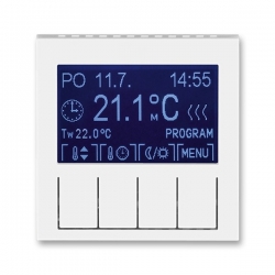 3292H-A10301 01 Termostat univerzální programovatelný, bílá/ledová bílá, ABB Levit