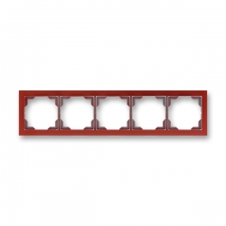 3901M-A00150 35 Rámeček pětinásobný, terracotta, ABB Neo