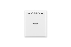 3559E-A00700 03 Kryt spínače kartového, bílá/bílá, ABB Element, Time