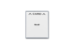 3559E-A00700 04 Kryt spínače kartového, bílá/ledová šedá, ABB, Element