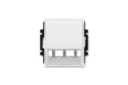 5014E-A00400 03 Kryt pro šikmé osvětlení s LED nebo prvky Panduit Mini-Com, bílá/bílá, ABB, Element, Time
