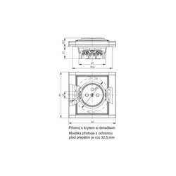 5599E-A02357 34 Zásuvka jednonásobná, s clonkami, s přepěťovou ochranou, antracitová, ABB Time