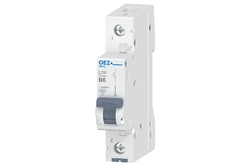 OEZ:42192 LTP-6B-1 Jistič 6 A, Ue AC 230/400 V / DC 60 V, B, 1pól, 6 kA, OEZ