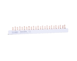 111407 BBP 2LN 10 M12 EU Propojovací lišta, 1P+N, 10mm2, 63A, 12 modulů pro Ex9NLE+k, Noark