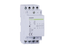 102408 Ex9CH20 40 230V 50/60Hz Instalační relé, 20 A, ovl. 230 V, 4 NO kontakty, Noark