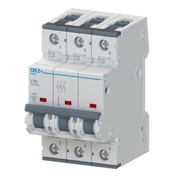OEZ:41946 LTE-20C-3 Jistič 20A 3P C 6kA, OEZ