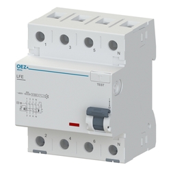 OEZ:42395 LFE-25-4-030AC Proudový chr. In 25 A, Ue AC 230/400 V, Idn 30 mA, 4pól, Inc 6 kA, typ AC, OEZ
