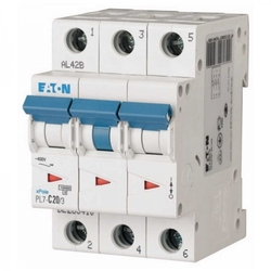 PL7-B20/3 (263390) Jistič 3P 20A B 10kA, EATON