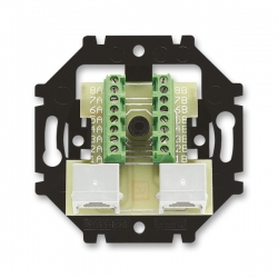 5013U-A00152 Přístroj zásuvky ISDN průchozí, dvojnásobný, ABB