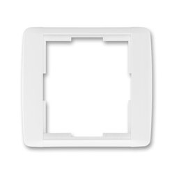 3901E-A00110 03 Rámeček jednonásobný, bílá/bílá, ABB Element