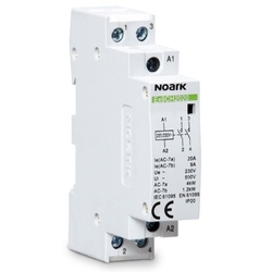 102399 Ex9CH20 20 220/230V 50/60Hz Instalační relé, 20 A, ovl. 220/230 V, 2 NO kontakty, Noark