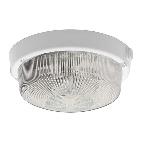 04260 Svítidlo přisazené E27 1x 100 W TUNA IP44 bílá, Kanlux