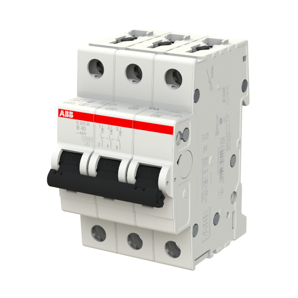 2CDS273001R0405 S203M-B40 Jistič 3P, In: 40 A, char: B, Inc: 10 kA, ABB