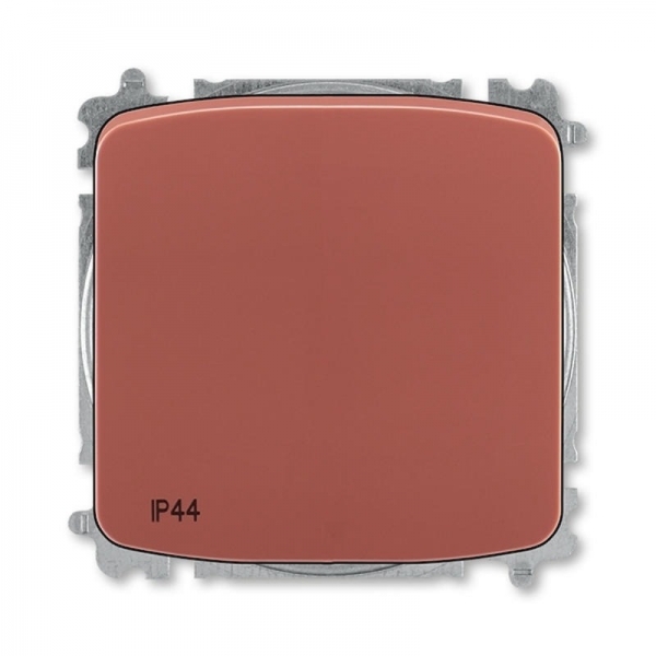 3559A-A06940 R2 Přepínač střídavý s krytem, řazení 6, IP44, bezšroubové svorky, vřesová červená, ABB