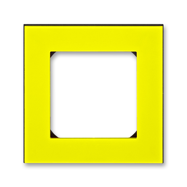 3901H-A05010 64 Rámeček jednonásobný, žlutá/kouřová černá, ABB Levit