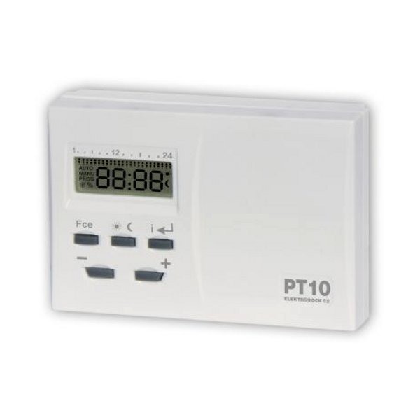 PT10 (0601) Termostat digitální programovatelný, Elektrobock