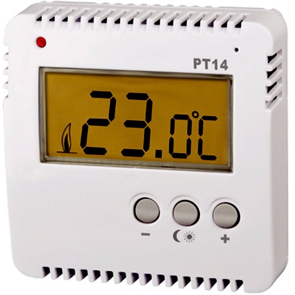 PT14 (0623) Termostat digitální manuální s podsvíceným LCD, Elektrobock